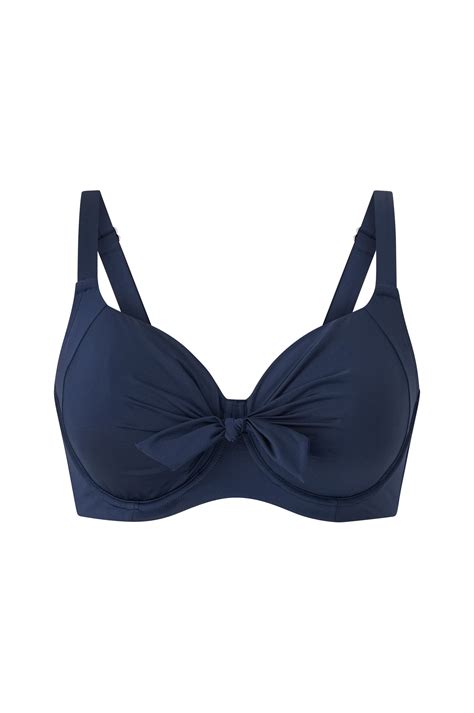 Ellos Shirley Bikini BH med bøyler Blå Bikini overdeler Ellos no
