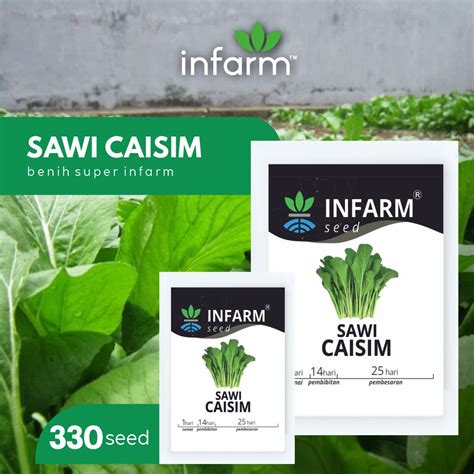 Jual INFARM Benih Bibit Biji Super Sawi Caisim Shopee Indonesia