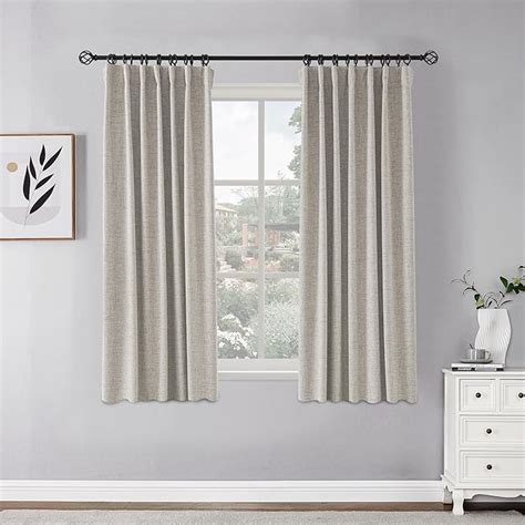 Amazon Novecozy 100 Blackout Curtains 54 Inches Long Linen