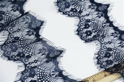 Dark Midnight Lace | wildbirdfabric