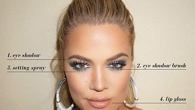 Khloe Kardashian Blue Smoky Eye | Allure