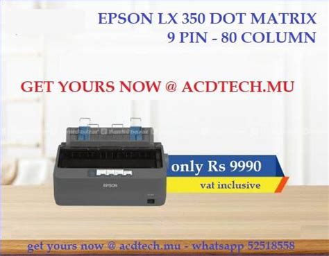 Epson Lx 350 Printer Acd Tech