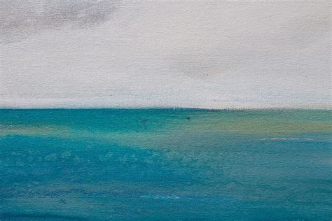 Abstract Acrylic Seascape Painting on Canvas Ocean Scene - Etsy