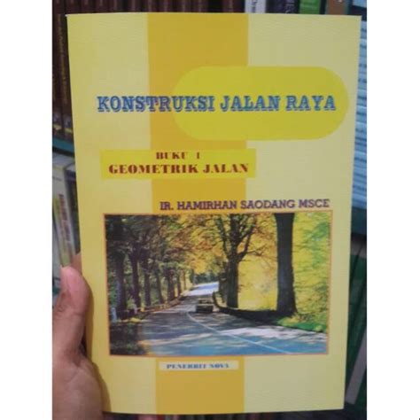 Jual Konstruksi Jalan Raya Geometrik Jalan Buku By Hamirhan Shopee