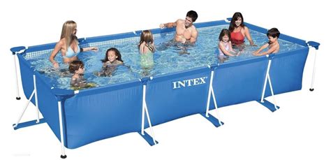 Бассейн Каркасный Прямоугольный Intex 450 Х 220 Х 84 См / Каркасный ...
