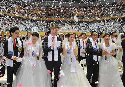 3500組が合同結婚式、統一教会 写真10枚 国際ニュース：afpbb News