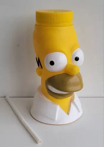 Copo Canudo Homer Simpson Universal Studios 23 5cm Parcelamento