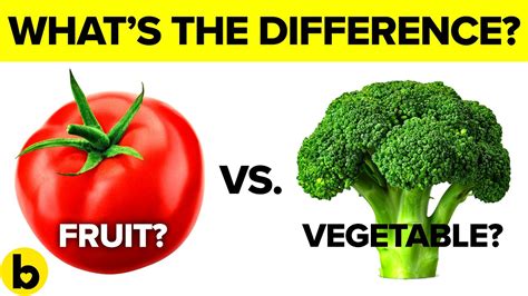 Fruits And Vegetables Whats The Difference YouTube