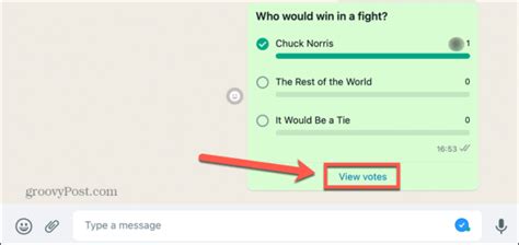 How To Create A Poll On Whatsapp