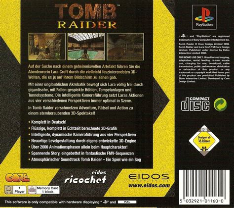 Tomb Raider cover or packaging material - MobyGames