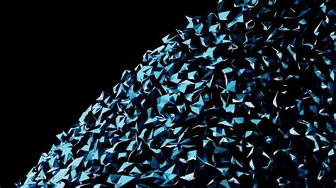 Premium Photo | Blue crystal abstract background v4