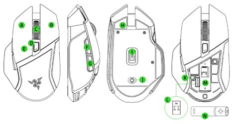 Razer Basilisk X HyperSpeed HyperSpeed WS On Board DPI Dual Mode WS