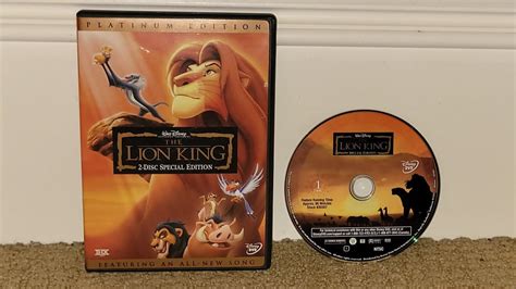 The Lion King 11 2 Dvd Menu