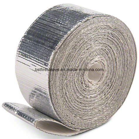 Fireproof Insulation Heat Resistant Glass Fiber Aluminum Tape Glass Fiber Aluminum Tape And