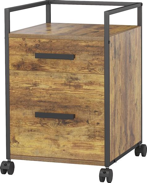 Fezibo Drawer Mobile File Cabinet Wood Rolling Algeria Ubuy