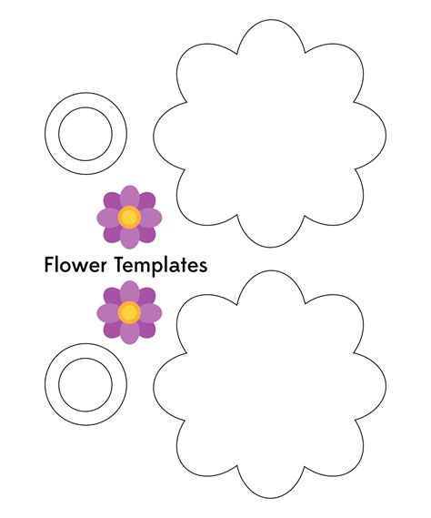 Poinsettia Flower Template 10 Free Pdf Printables Printablee