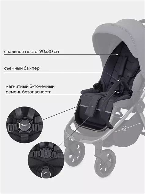 Коляска 3 в 1 Rant Flex Pro 2023 RA075 Graphite — купить в интернет ...