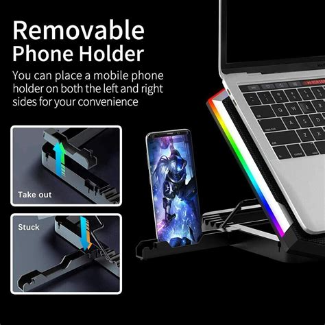 Ice Coorel K Gaming Laptop Cooling Pad Inch Rgb Laptop Cooler