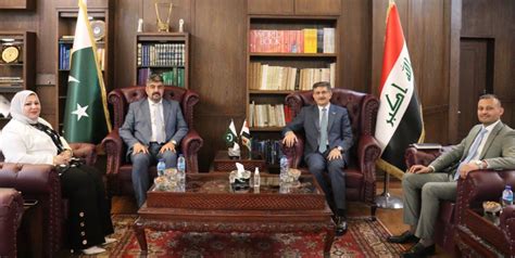 The Ambassador Of The Republic Of Iraq In Islamabad Receives A Number