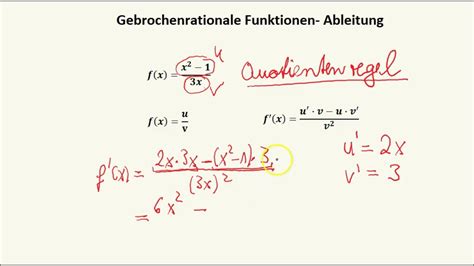 Quotientenregel