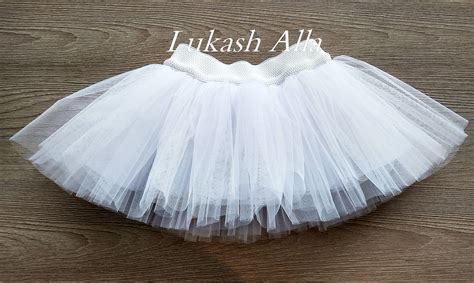 White Tutu Skirt Girl S White Tutu White Baby Tutu White