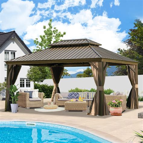 Garden Gazebo Patio Gazebo Decks Backyard Lawn Garden Outdoor