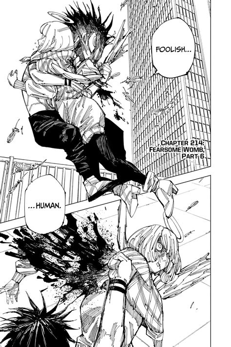 Jujutsu Kaisen Manga Chapter 214