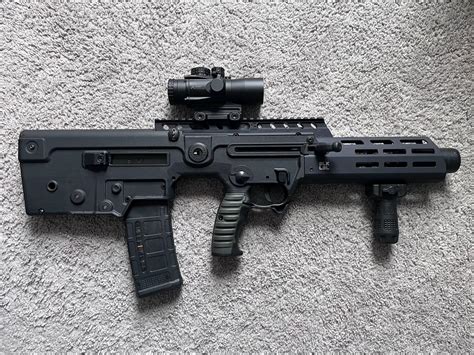 IWI X95 SBR W BLK LBL SBR Extended Handguard R Tavor