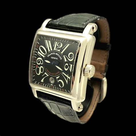 Franck Muller Conquistador Cortez Mens Model Ref 10000 SC In 18K White