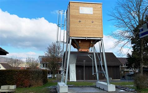 Kleinsilo Holz Streugutsilo Dällikon Blumer Lehmann