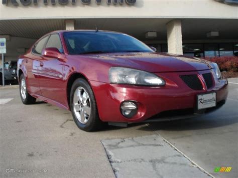 Sport Red Metallic Pontiac Grand Prix Gt Sedan