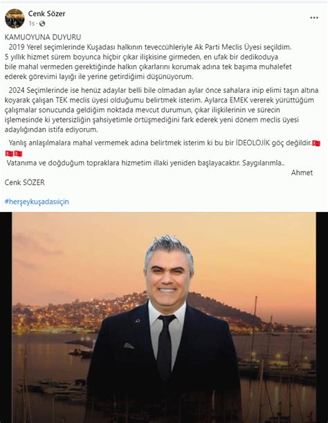 Akp Ku Adas Da L Yor Bir Istifa Daha Gazete Ayd N