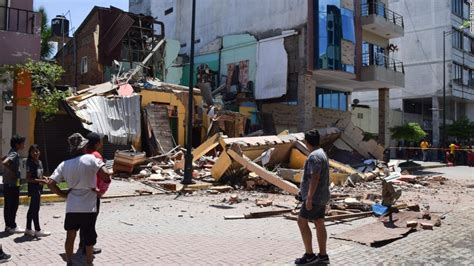 Mindestens Tote Bei Erdbeben In Ecuador