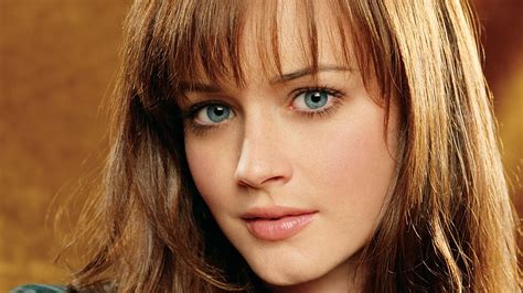 1920x1080 Alexis Bledel Brunette Blue Eyes Sweater Face Women 487