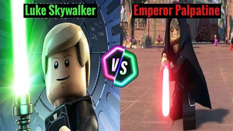 Lego Star Wars Tss Luke Skywalker Vs Emperor Palpatine Youtube