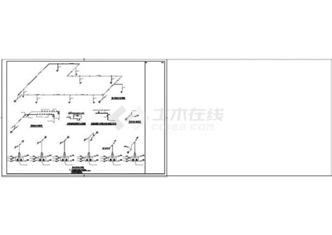 江苏 五层公寓楼给排水消防cad施工图（同层排水 直饮水系统）直饮水土木在线