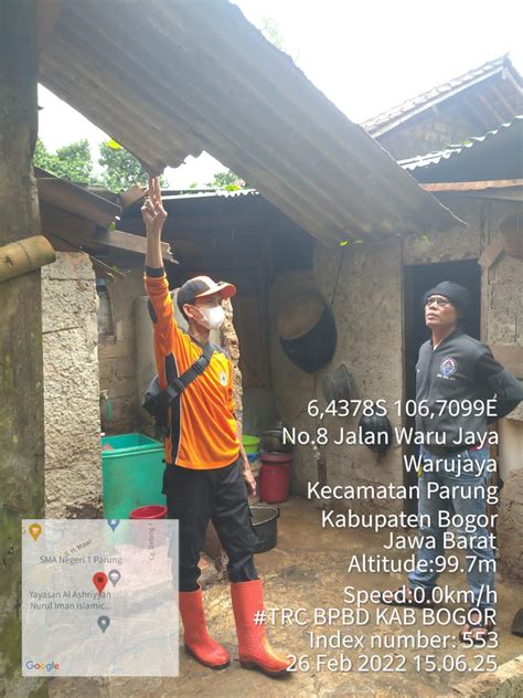 Angin Kencang Di Kecamatan Parung Bpbd Kabupaten Bogor