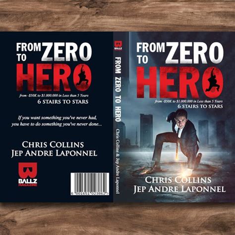 ZERO to HERO book cover | Book cover contest