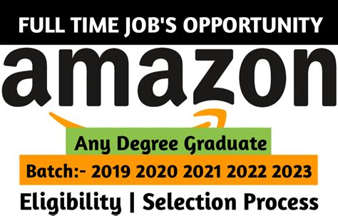 Amazon Hiring Freshers Drive 2024