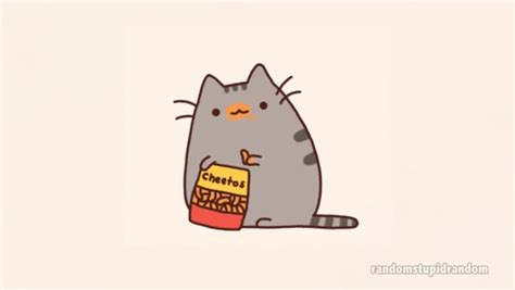 Pusheen Eating Cheetos by SuperSweetCiCi on DeviantArt