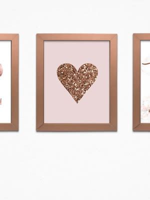 Quadros Decorativos Dourado Live Laugh Love Elo