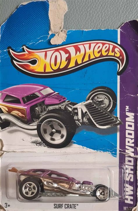 Embalagem Danificada Hot Wheels Showroom Surf Crate Universo Hot Wheels