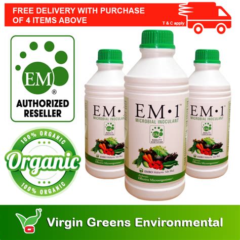 EM1 Effective Microorganism Microbial Inoculant 1 Liter Agriculture