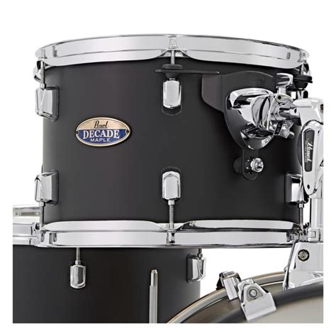 Disc Pearl Decade Maple Fusion Shell Pack Slate Black At Gear Music