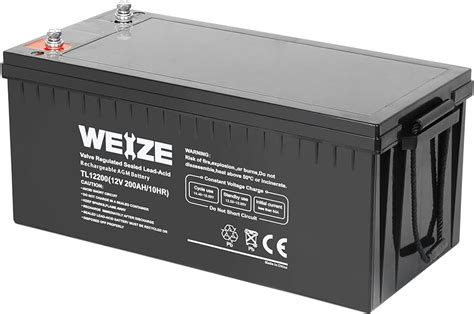 Weize V Ah Deep Cycle Agm Battery Group Size Sla Off