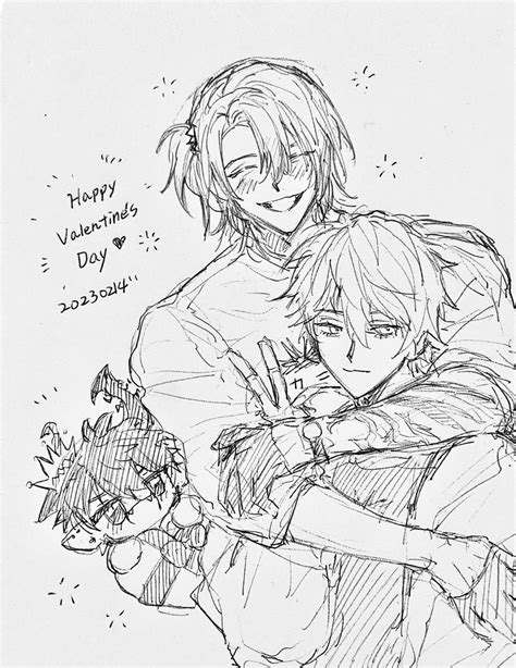 清蛙 on Twitter RT kurowa ssan Happy Valentines Day drawluca