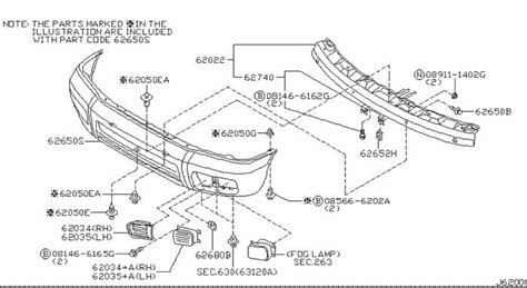 1997 Nissan Pathfinder Rear Bumper Cover