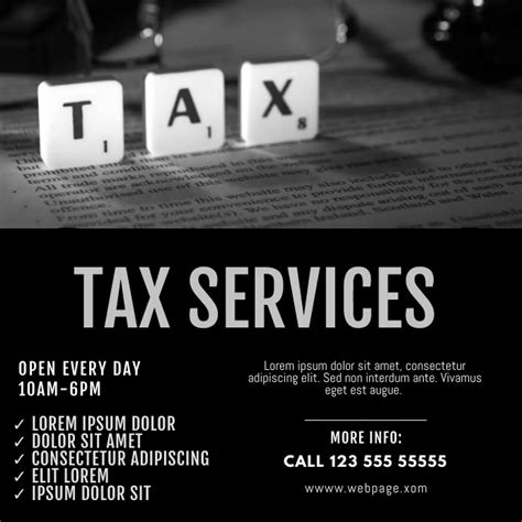 Tax Service Video Ad Template Postermywall