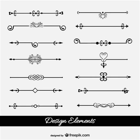 Divider Line Vector At Getdrawings Free Download