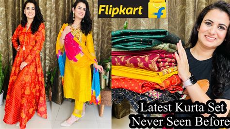 Party Wear Flipkart Kurta Set Haul👗summer Special Outfits👗anarkali